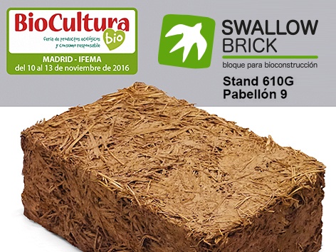 Participación de Swallow Brick en Biocultura Madrid 2016